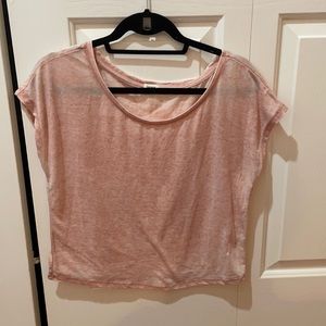 pink lightweight tshirt